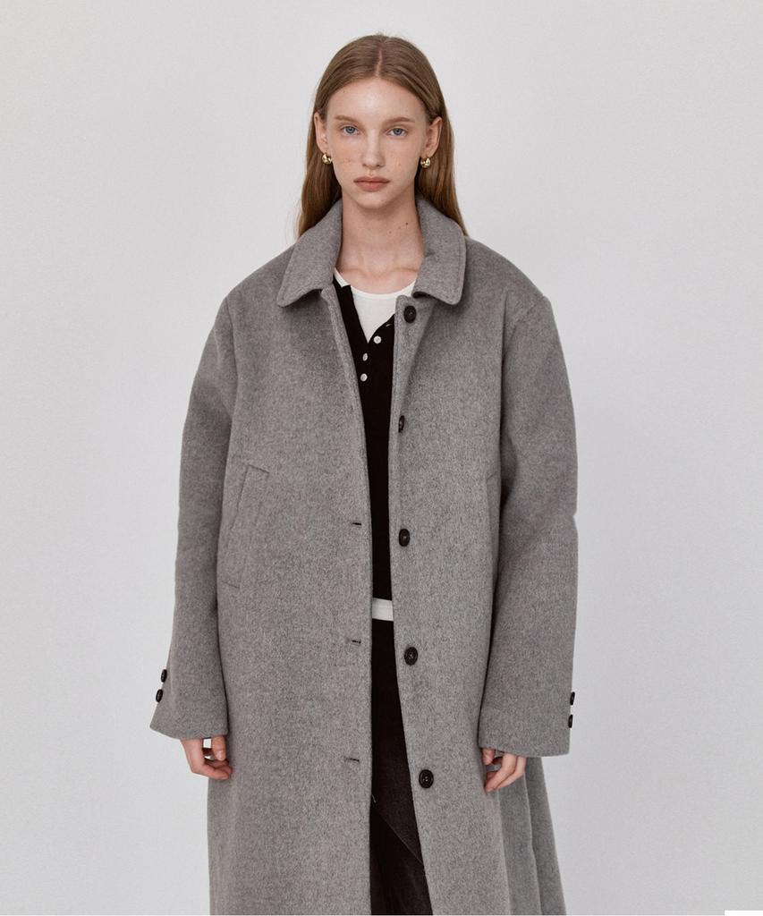 Leseizeme Classic Wool Single Coat - Gray