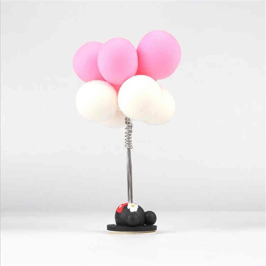 1шт красочные воздушные шары украшения автомобиля милый мультфильм приборная панель автомобиля воздушные шары украшения