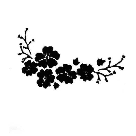 Нежные цветы автомобиля капот автомобиля светоотражающие наклейки украшения