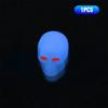 4pcs Luminous skull Automobile tyre luminous valve cap automobile electric vehicle motorcycle valve cover luminous valve Caps