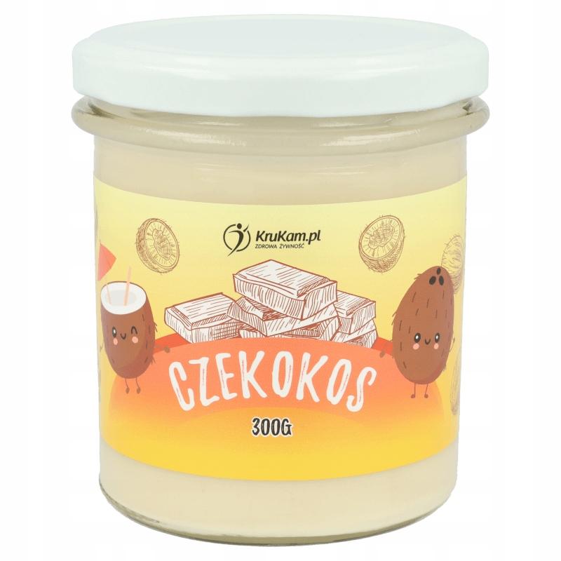 Krukam Czekokos Coconut Paste With White Chocolate 300 G