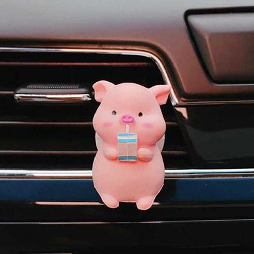 Украшение для автомобиля в виде свиньи, ароматический диффузор, клипса для ароматерапии, освежитель воздуха для автомобиля