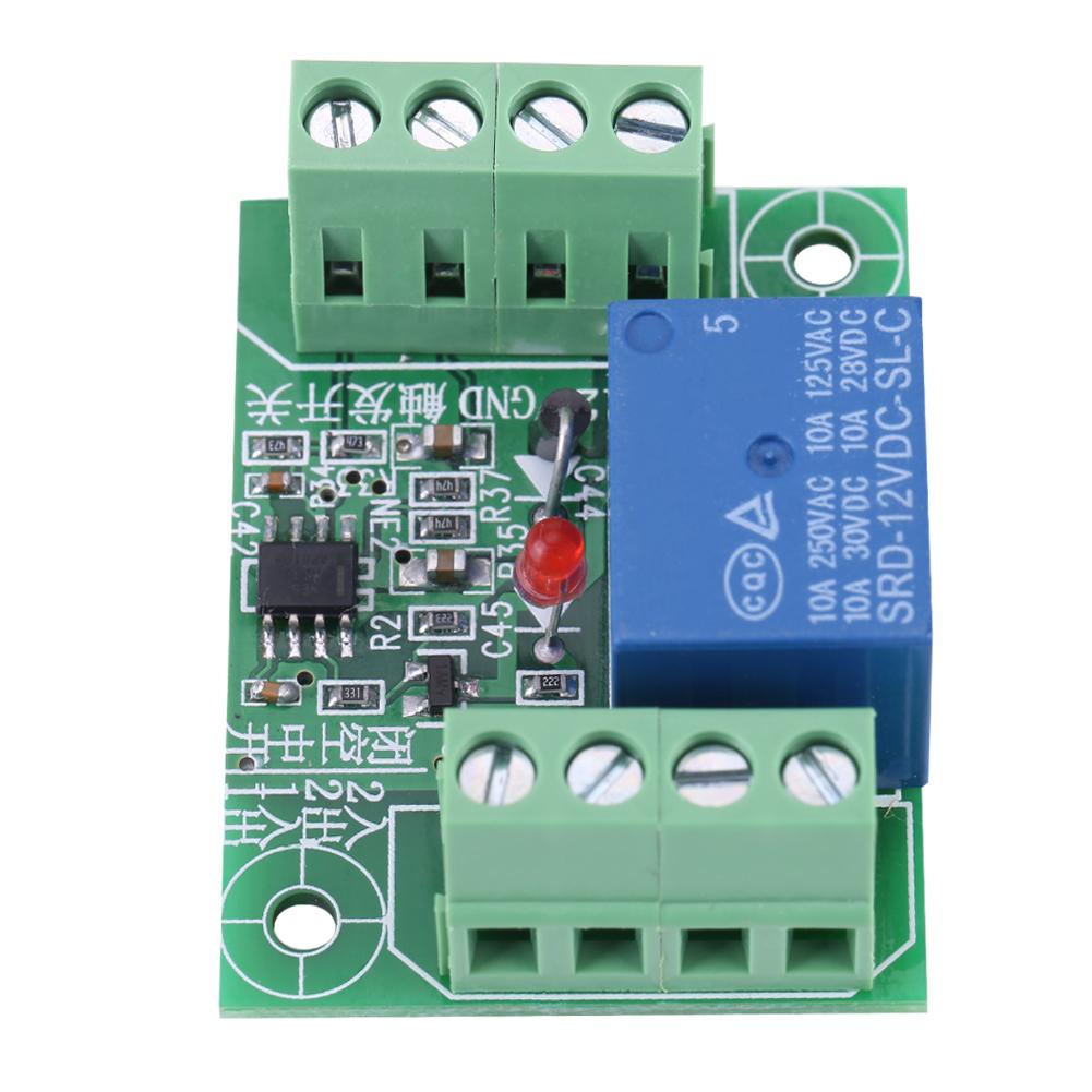 Trigger Relay, Single Channel Bistable 12V,Circuit Trigger Relay Control Module 10A 250VAC, PC Board Relays