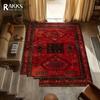 RAKKS Ретро Красный Персидский Ковер / Турецкий Ковер Нескользящий Декор для Гостиной Ковер для Дивана Ковер для Спальни Прикроватный Коврик Кухонный Коврик для Пола