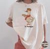 Le Honque French Goose Tshirt - Funny Goose France Graphic Tee - France Trip Gift