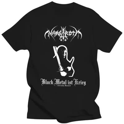 Одежда Nargaroth Band Black Metal Ist Krieg 2001 Обложка Альбома Футболка 2025 Летние Топы Графические Футболки Оверсайз Харадзюку Футболка
