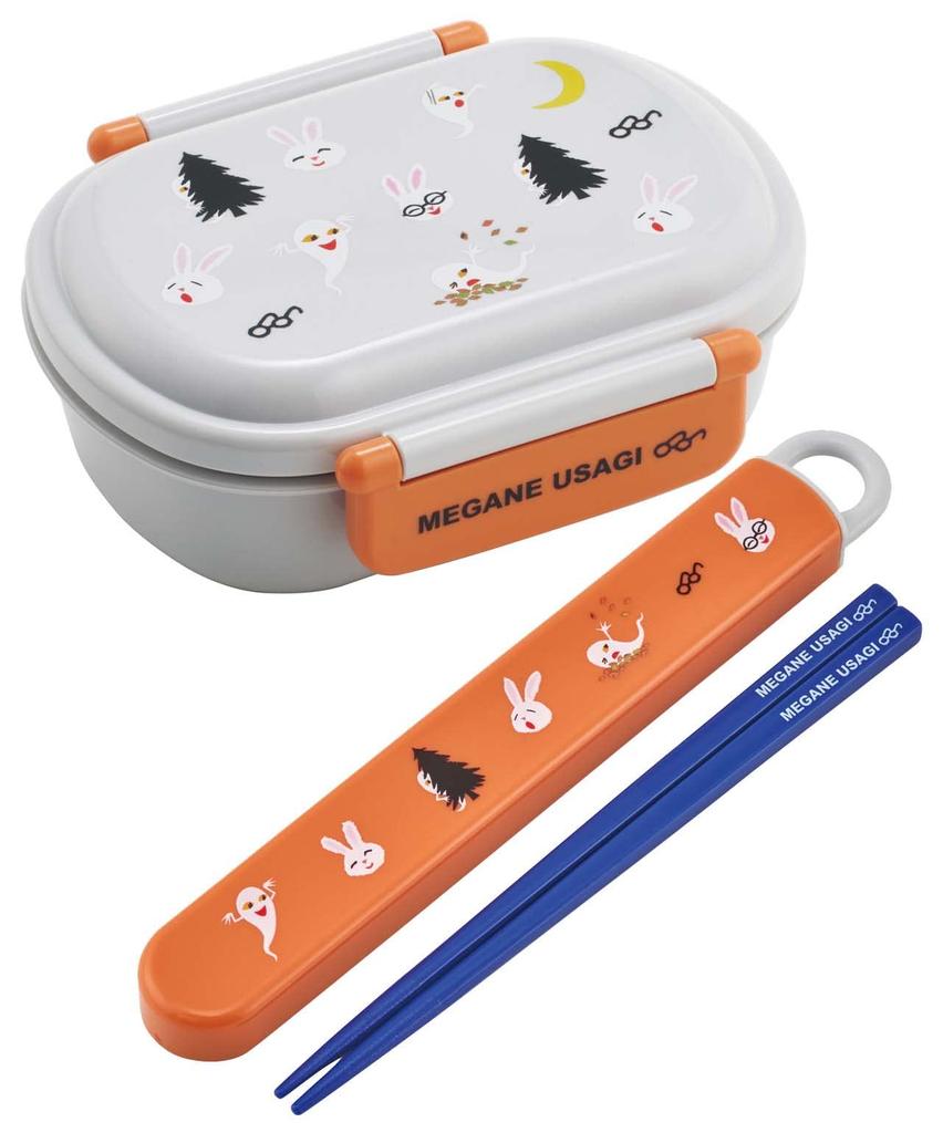 Skater Bento 360ml with a Fluffy Made in Single Dishwasher and Microwave Glasses Rabbit for Boys and Girls Children's Box, Capacity, Lid, Japan, Tier,