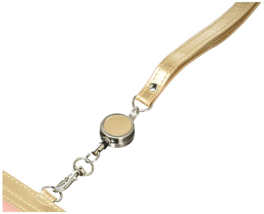 Держатель для ID-карты с катушкой Sekisei, Золотой, Почтовый, BP-5703-43