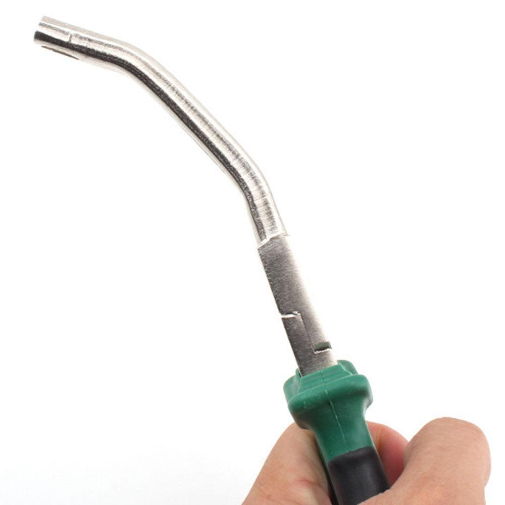 Straight/Angled Jaw Glow Plug Pliers Green and Black Glow Plug Removal Tool Engine Maintenance