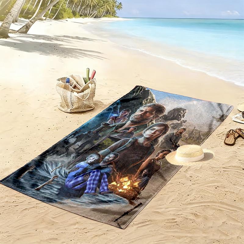 Survival Post-Apocalyptic World beach towel Outdoor camping Beach towel for vacation photos swim quick-drying swim towel Absorbent bath towel