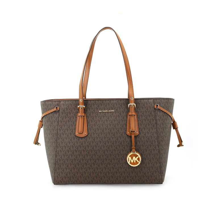 MICHAEL KORS Voyager Medium Logo Tote Bag 30F8GV6T2B-200