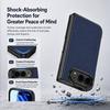 Business Leather Phone Case For Apple Iphone 18 Ultra Front Screen Tempered Film Sheepskin Folding Phone Cover Soft Touch Shell
