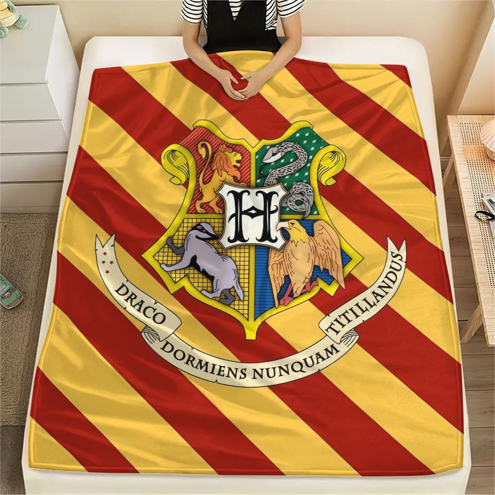 Harry Potter2 Flannel Blanket, High quality Comfortable for All Seasons, Home Decor, Warmth and Comfort