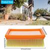 EATBALE 2 Pack Filter Replacement Parts for Karcher MV6 Wet Dry Vacuum Cleaner Filter Accessory with Flat Pleat Filter Cleaning Brush WD4, WD5, WD6,