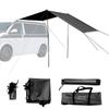 Car Side Awning Tent Black Coating Tarp Outdoor Waterproof Camping Black Coated Car Rear Shelter SUV Self-driving Supplies