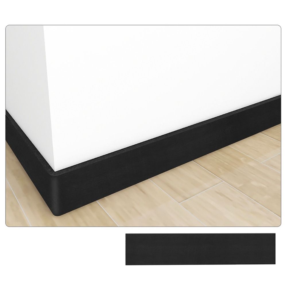 2M/Roll DIY Thickened Wall Base Self Adhesive Anti-collision Skirting Line Soft Wall Sticker Living Room