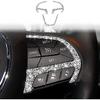 Toworldit Interior Accessories Bling Crystal Rhinestone Steering Wheel Dashboard Decoration Cover Trim Sticker Compatible with Dodge Challenger 2015-