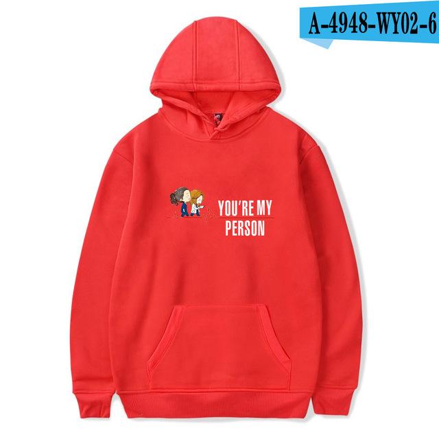 Harajuku Gray's Anatomy Tumblr Greys Anatomy printed Hoodies Sweatshirts Men/Women Comfortable Sweatshirt Adult/Child Pullovers