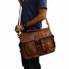 Leather Bag Laptop Vintage Messenger Briefcase Satchel Genuine Handmade Men's