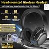ANC Wireless Headset Bluetooth 5.4 Headphone 25dB Deep Noise Canceling Hi-Fi Audio Earphone Over Ear Adjustable Zero Pressure Head Wrap Earmuffs