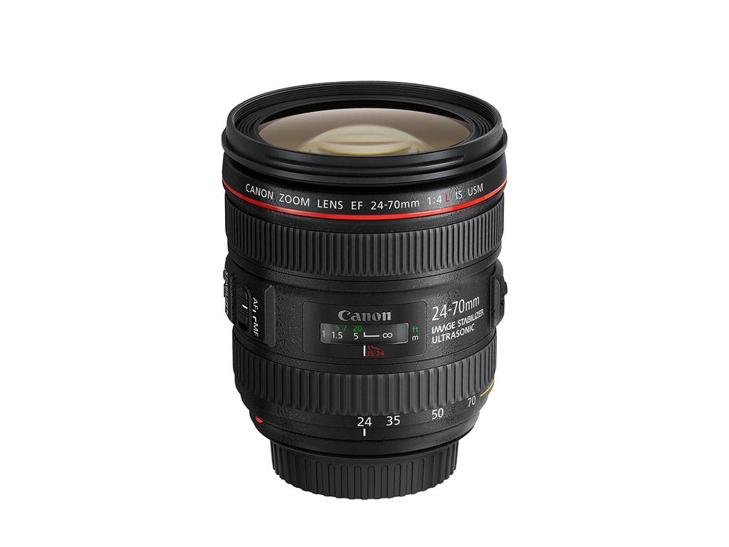 Canon Стандартный зум-объектив F4 L IS USM, совместимый с полноразмерным EF24-70 мм