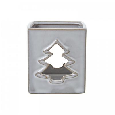 Ceramic Tree Cut-Out Tealight Holder