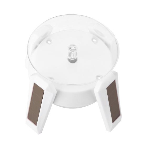 Дирижабль НЛО Вращающаяся Подставка Дисплей 360 Градусов Солнечная Двойного Назначения Автоматический Поворотный Столик для Витрины