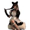 Maid Cosplay Costume Dress Apron Pannier Bell Headband Set Anime Cute Maid Clothes Black White Cute Costume Disguise Halloween Christmas Crossdressing
