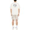 STONE ISLAND Классическая футболка с принтом логотипа, с коротким рукавом и круглым вырезом, мужская, топы, белая K1S1521002-RCS0153-V0093