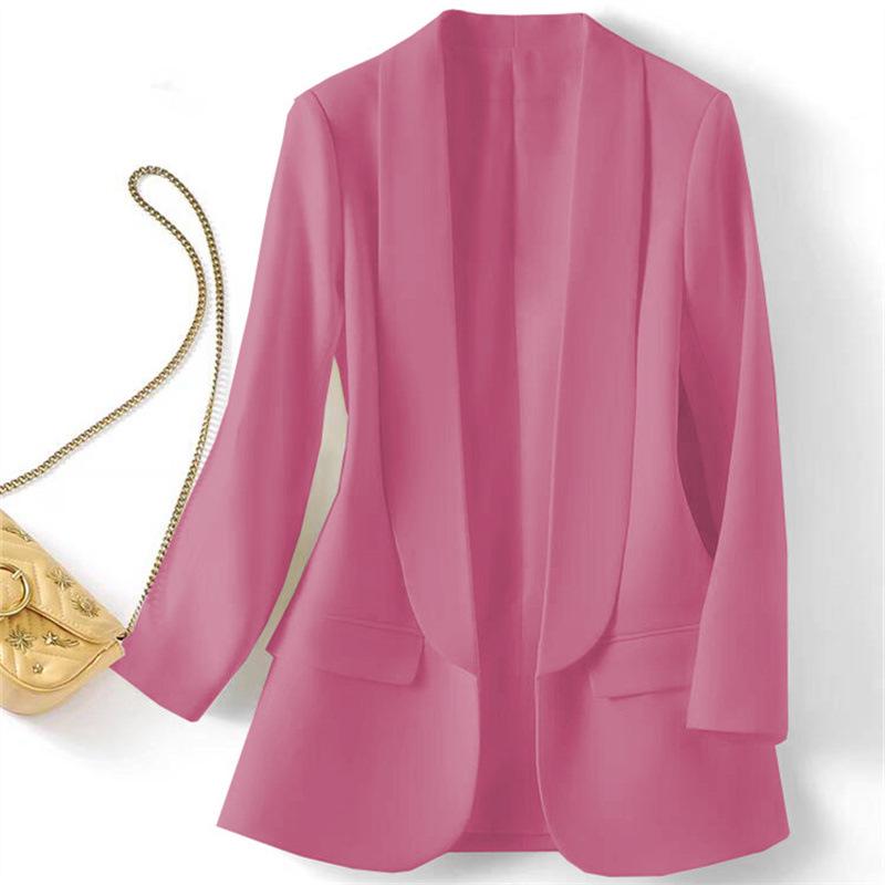 Женский блейзер в корейском стиле 2024: Модный британский повседневный костюмный набор для весны
