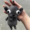 Мягкие игрушки Чихуахуа Плюшевая игрушка Брелок Подвеска Щенок Питомец Мягкая кукла Чихуахуа Кавайная Реалистичная Симуляция собаки Чихуахуа