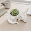 Talos 3D-печатный горшок-лежащий дракон для небольших зеленых растений, Декоративное украшение-горшок для суккулентов, Фигурка в темном стиле для дома, офиса, рабочего стола