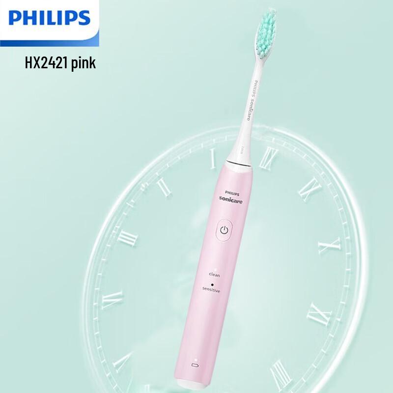 Philips Звуковая электрическая зубная щетка HX2421 Штепсель CN (адаптер в комплекте)