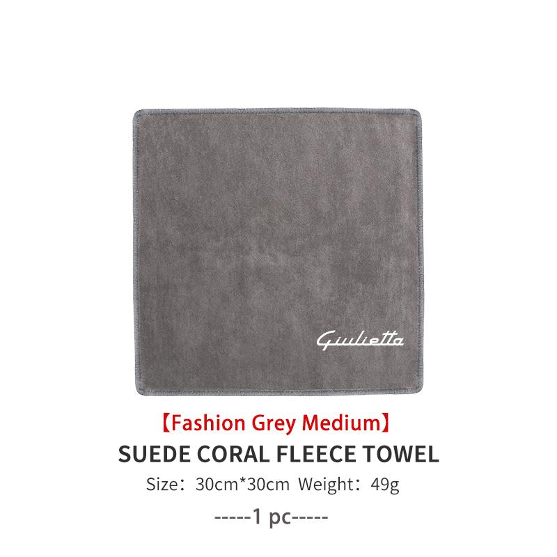 Car Wiping Drying Cloth Towel Absorbent Microfiber Towel For Alfa Romeo 159 Giulietta Giulia 147 Mito 156 159 166 GT Stelvio