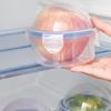 Прозрачный контейнер с куполом, многоразовый, безопасный для пищевых продуктов, для сохранения свежести | Герметичный, непротекающий, штабелируемый | Идеально подходит для ящика для хранения овощей и фруктов на кухне