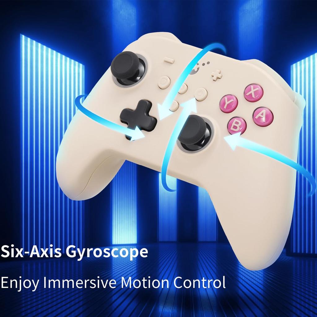 GuliKit Wireless Controller KK3 PRO Controller Retro Compatible with Hall Effect Sensor Stick Gyroscope Back Paddle Button PC/Switch/Android/iOS