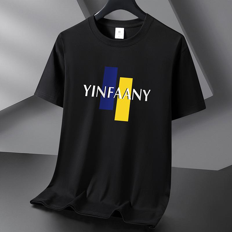 Мужская футболка из чистого хлопка, 10 цветов, S-6XL