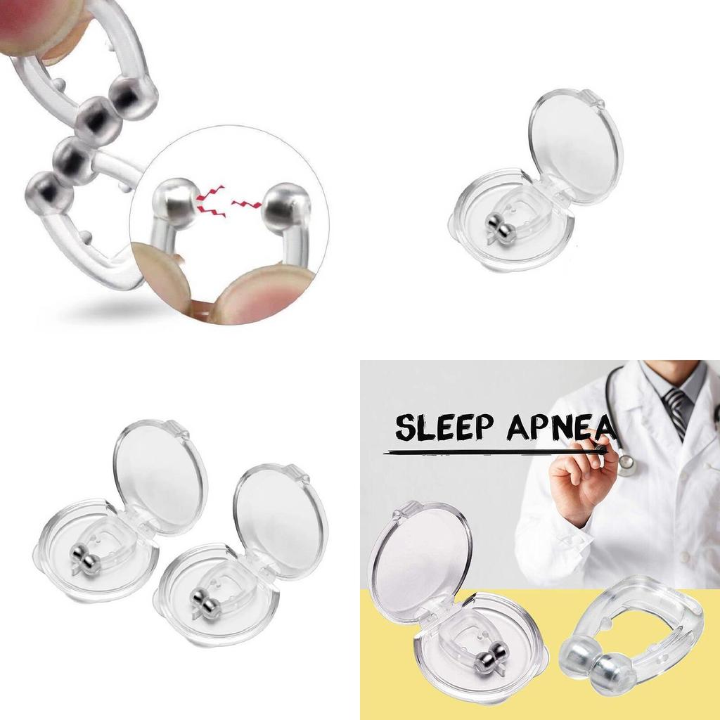 Силиконовый зажим для носа против храпа для тихого сна и облегчения храпа