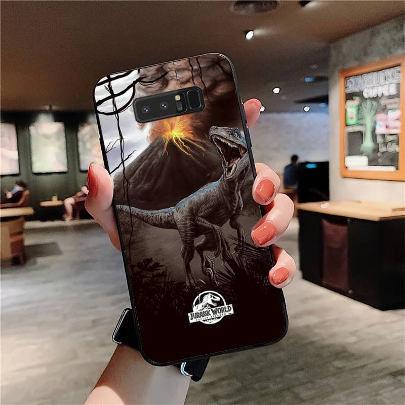 FHNBLJ Jurassic Park Dinosaur Phone Case for Redmi 8 9 9A for Samsung J5 J6 Note9 for Huawei NOVA3E Mate20lite cover