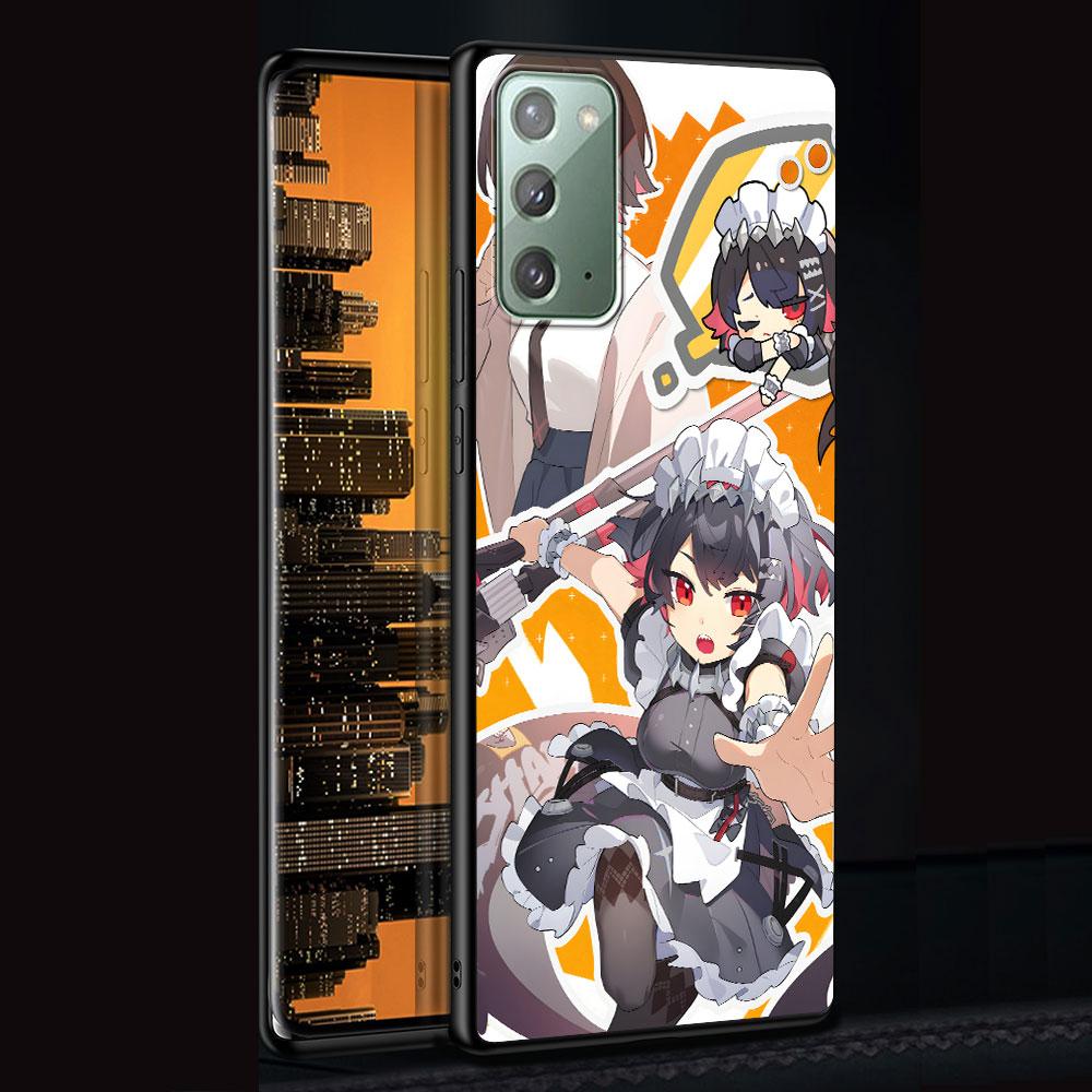 Чехол Wise Belle Zenless Zone Zero для Samsung Galaxy Note 20 Ultra 8 10 Lite 9 TPU Чехол для телефона Note 10 Plus Черный Мягкий корпус