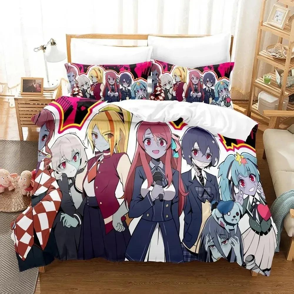 Одеяло Zombieland Saga Комплект постельного белья Полиэстер Комплект для спальни Односпальный Двуспальный Размер Для взрослых Мальчика Девочки