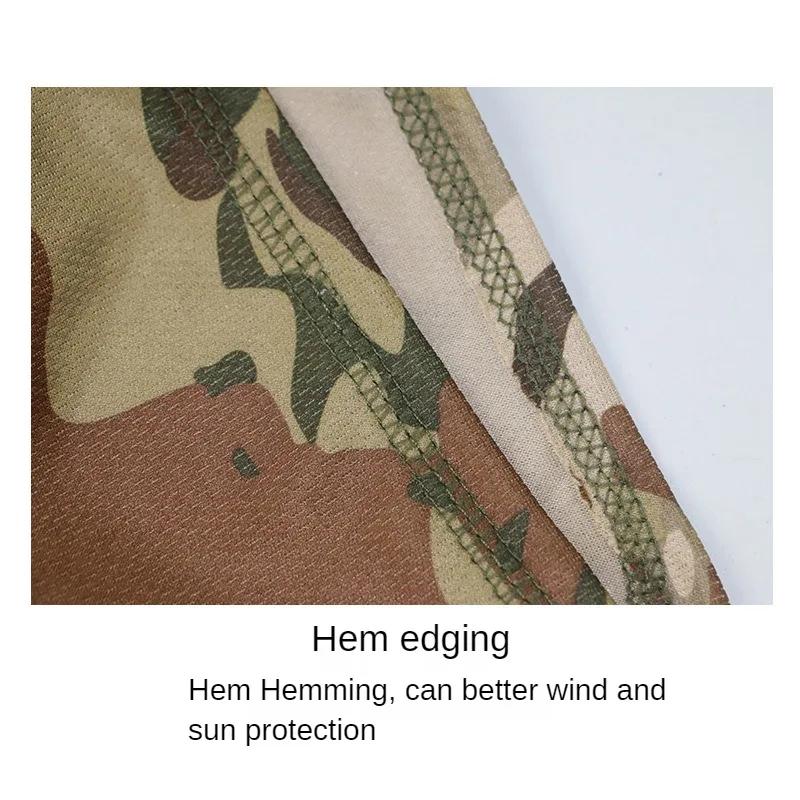 Маска-камуфляж, шейный гетр, повязка на лицо, солнцезащитная бандана, дышащая, для езды на велосипеде, пешего туризма, кемпинга, шарф-труба для мужчин и женщин