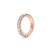 Pandora Shining Row Of Gemstones Eternity Ring Women rings Rose-Gold 180050C01
