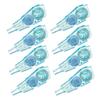 Plus Plus Correction Tape Whiper PT 5mm Replacement Tape Value Pack of 8 WH-645R-4 51-835 ÁE2 Blue