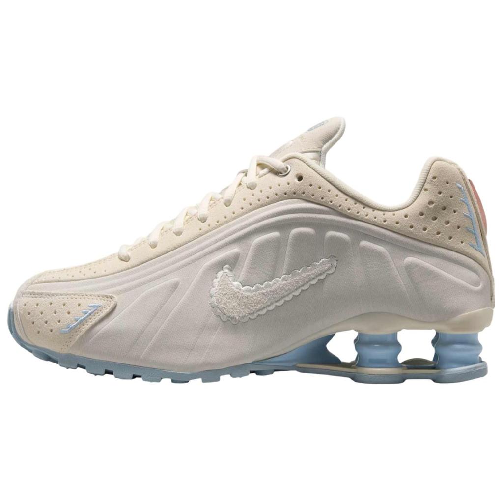 Nike Shox R4 Устойчивые к скольжению Устойчивые к истиранию Устойчивые к скольжению Устойчивые к истиранию Низкие Повседневные Кроссовки для спринта и бега IH3572-110