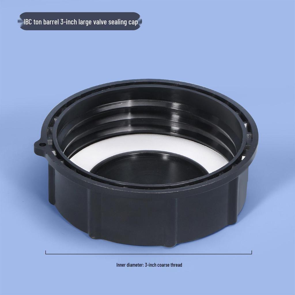Крышка клапана бочки IBC: Бабочковые/Шаровые клапаны S60 и S100, Крупная/Мелкая резьба, Уплотнительная крышка 62 мм
