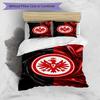 3pcs Duvet Cover Set (1*Duvet Cover + 2*Pillowcase, Without Core), Eintracht Frankfurt Print Bedding Set, Bedroom Decor, All‑Season, Birthday Gift