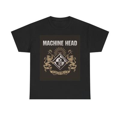 Винтажная футболка Machinehead, графический рок-арт, унисекс, из плотного хлопка