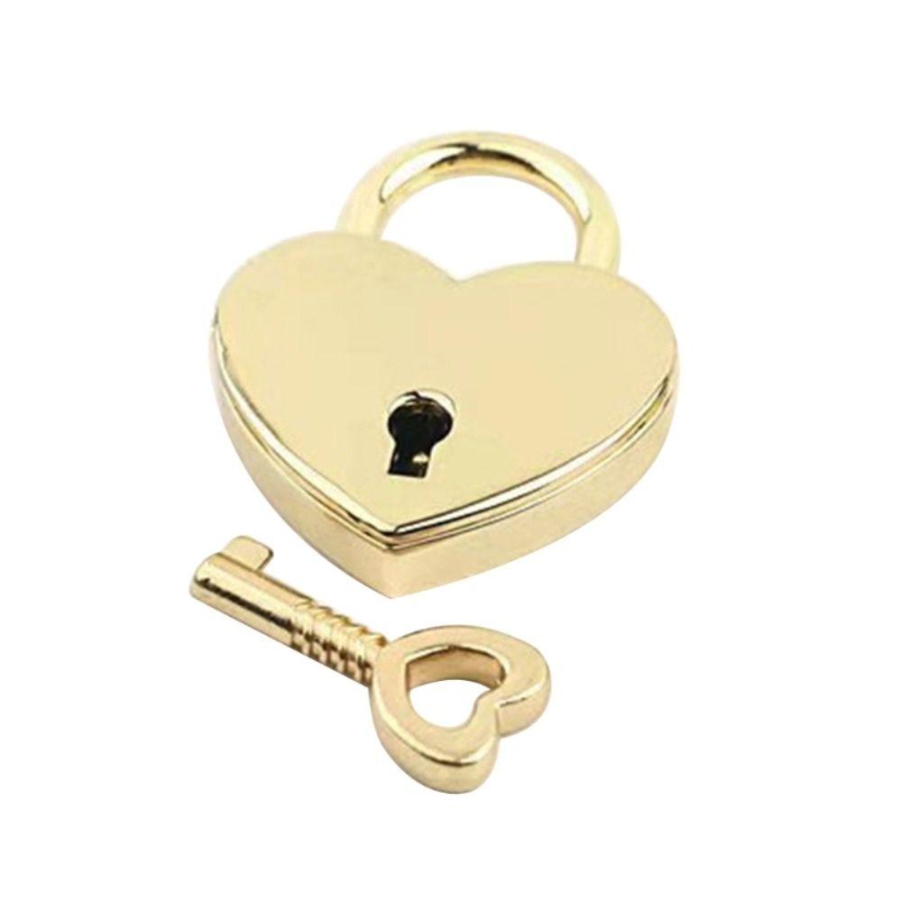 Винтажный 1 шт. дневник с ключом чемодан в форме сердца замок для багажа коробка мини-замок