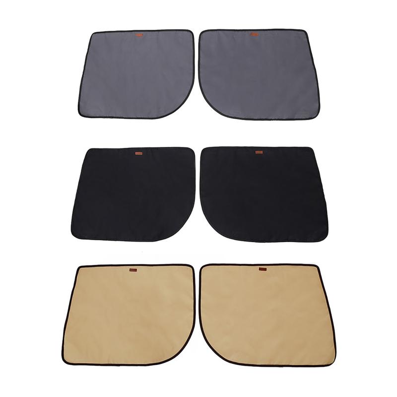 2pcs Pet Car Door Guard Protectors Oxford Cloth Waterproof Car Door Cover Pet Anti Scratch Door Covers Auto Accessories